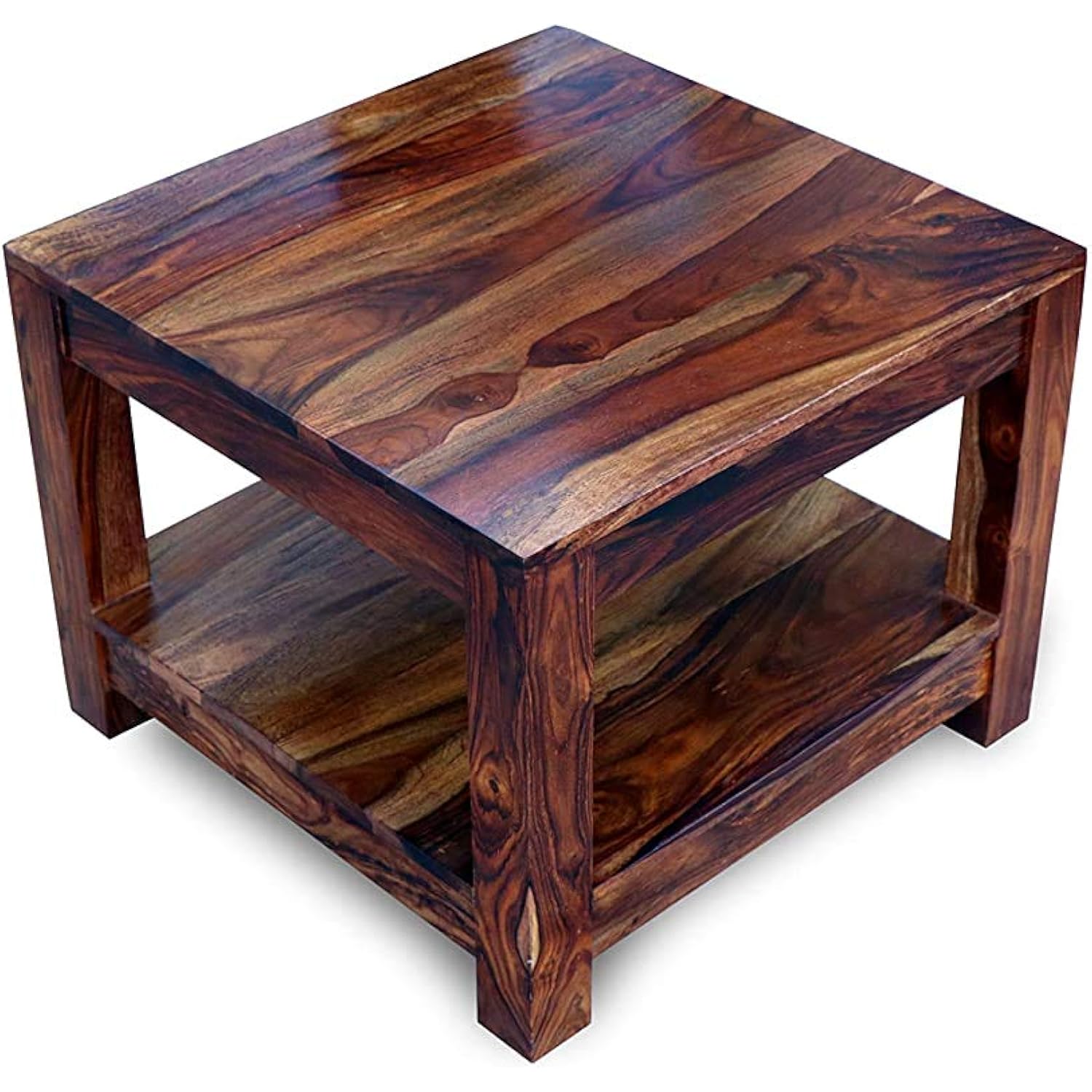 RACHANA Art & Craft Solid Sheesham Wooden Center Table Coffee Table
