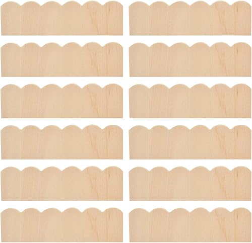 Miniatura 7 de Entatial Teja de techo de casa de muñecas clásica de madera a escala 12