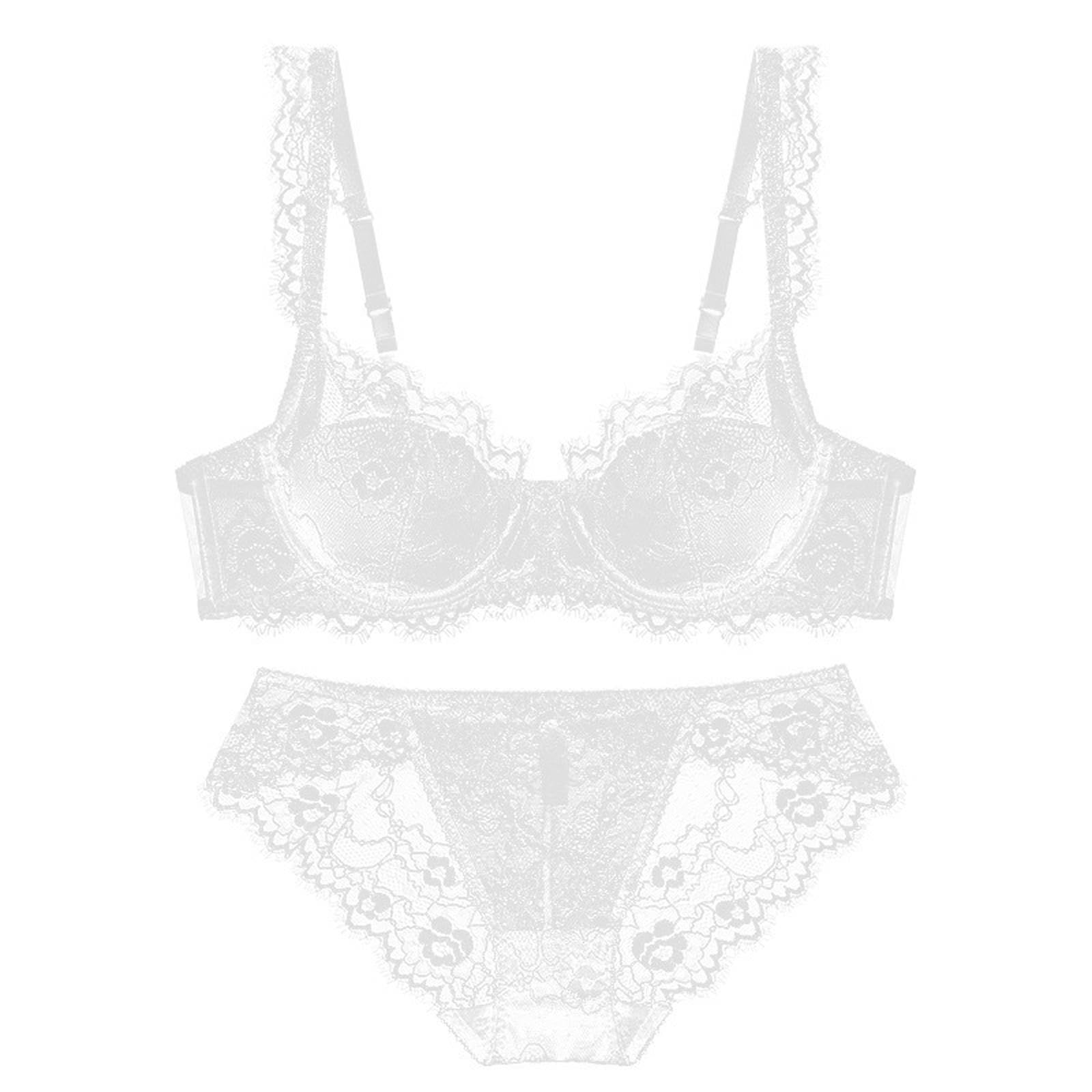 Sujetadores Sujetador De Encaje Sexy, Conjunto Lencería Roja Fina Y Push-up, Francés Puro Seductor-verde-32 70c