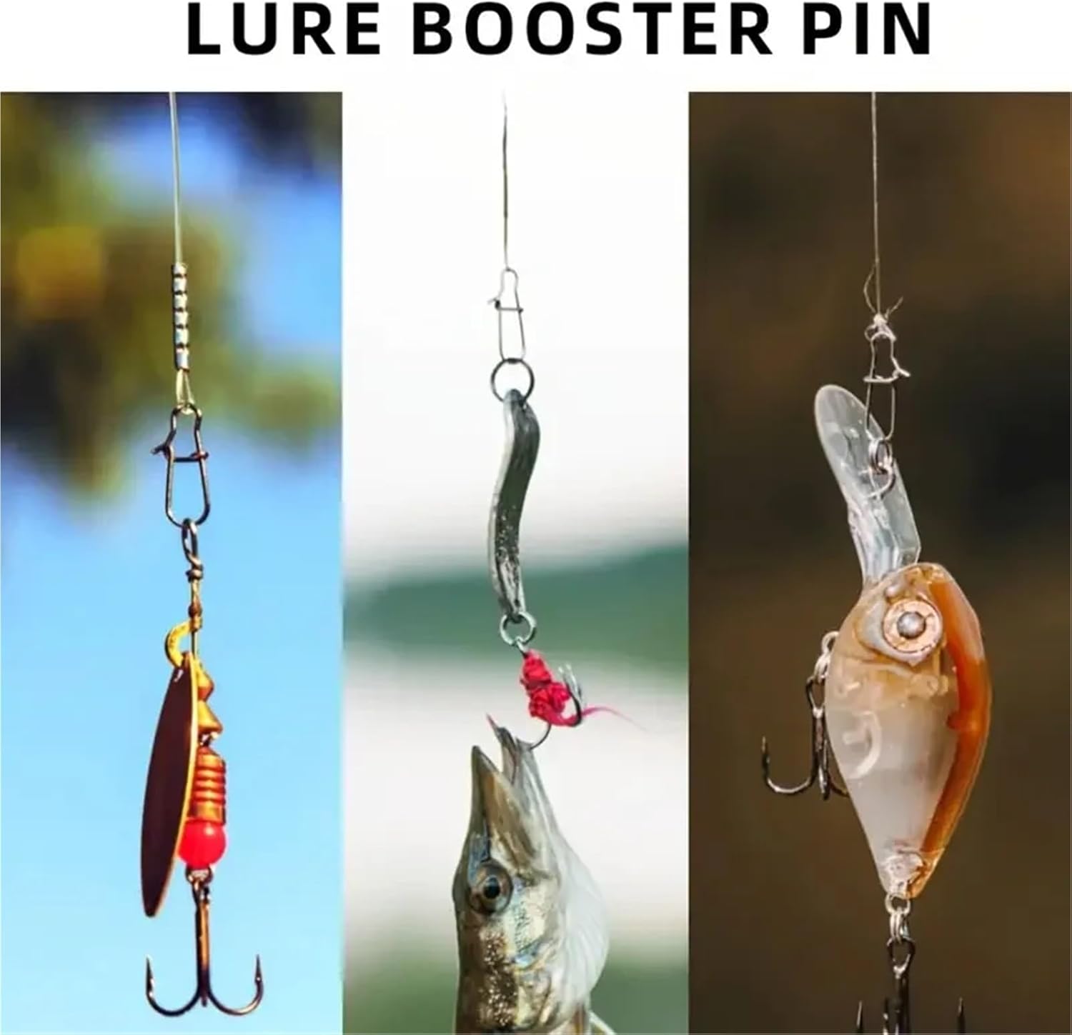 Snap Swivels 250/500pcs Reinforced Pins Bagged Minnow Popper Lure Quick Connectors Fishing Accessories for Outdoor