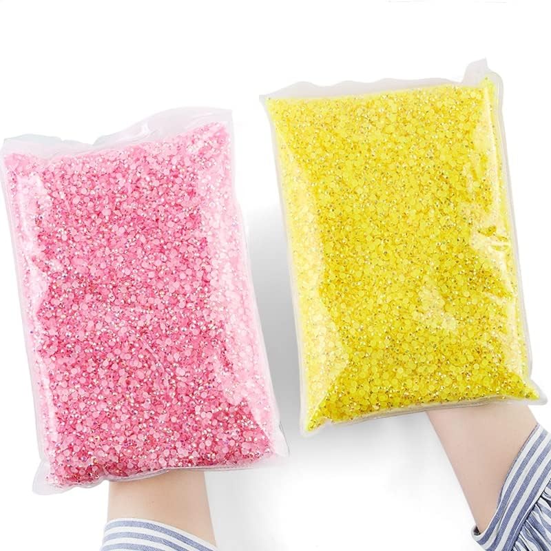 2-5Mm Resin Rhinestones Glitters Nail Gems Flatback Rhinestones Glue On Crystals for Decoration