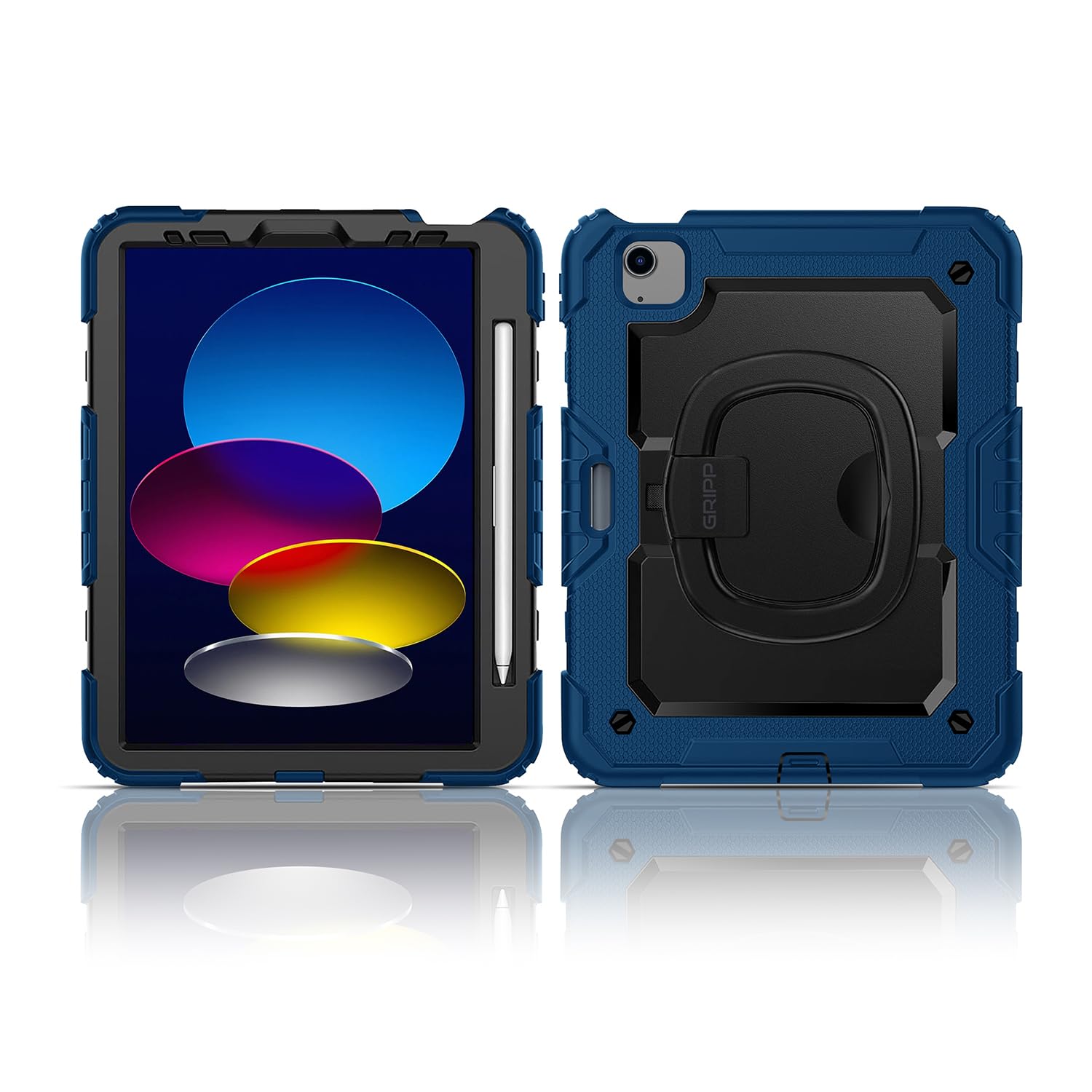 GRIPP Terra 3 Layers Protection Case with Detachable Shoulder Strap for iPad Pro 11" | iPad Air 11" (M2) | iPad Air 10.9" with 360° Rotatable Multi Viewing Angle Kickstand & Shock-Proof Bumper - Blue (B0CLLGQ42N) Amazon Price History, Amazon Price Tracker