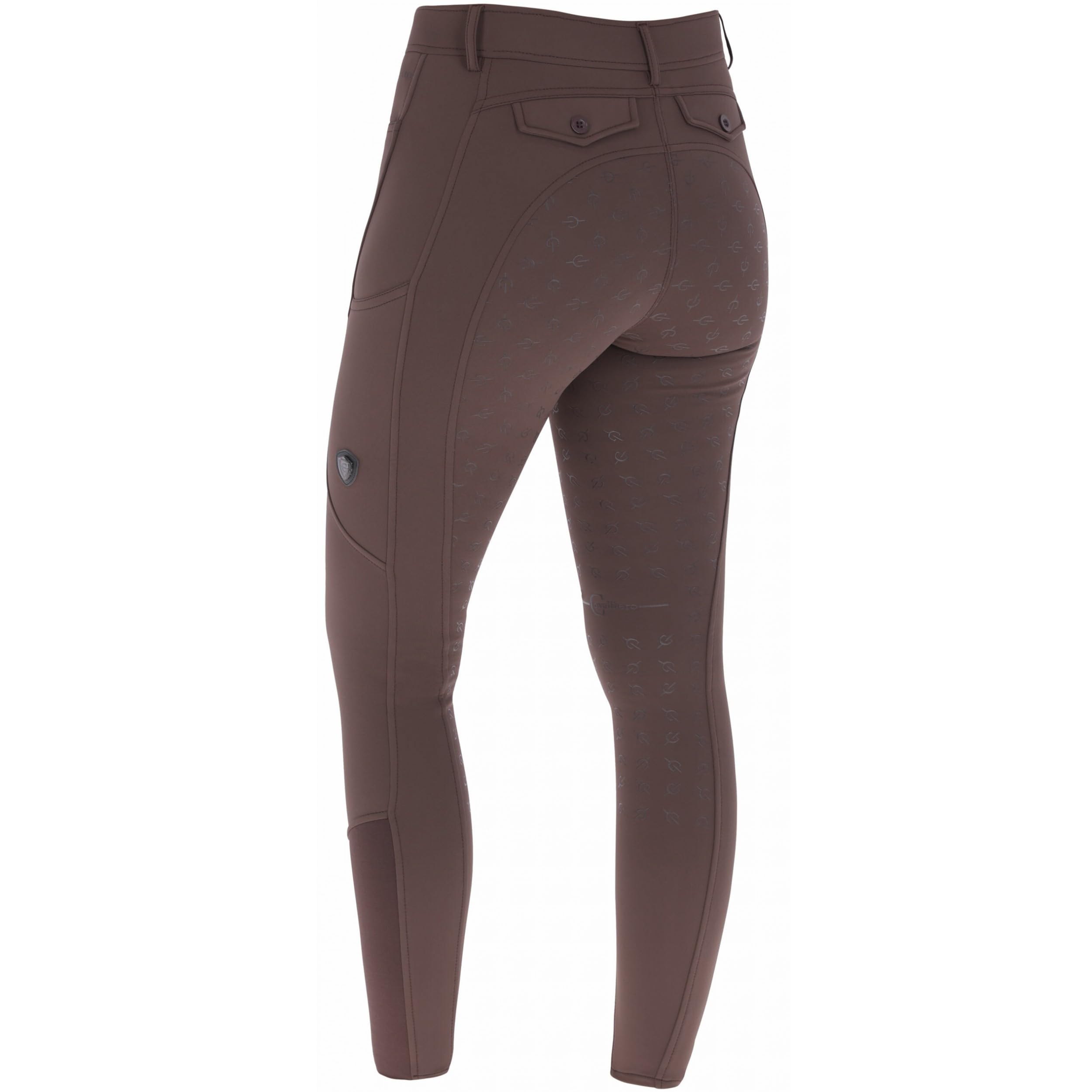 Covalliero - Damen Reithose Silikon Vollbesatz | Reitleggings mit 2 Handytaschen | Herbst & Winter Reiterhose | atmungsaktiv & elastisch | Reitbekleidung in vielen Farben & Größen