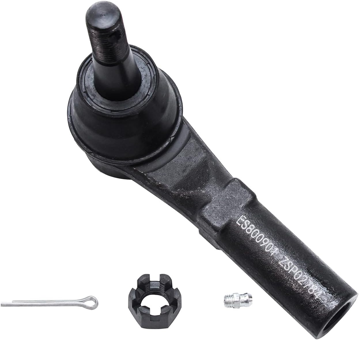 Detroit Axle - Front 2pc Tie Rods for 2011-2019 Chevrolet Silverado GMC Sierra 2500 3500 HD, 2 Outer Tie Rod Ends 2011 2012 2013 2014 2015 2016 2017 2018 2019 Replacement
