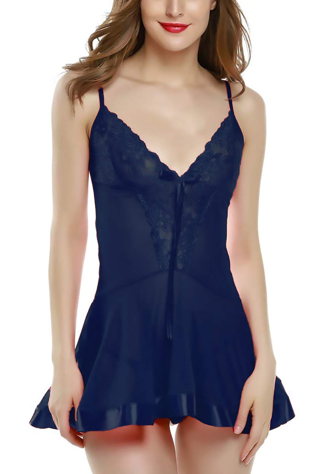 xs and os Polyester & Spandex Solid Women's Lingerie-picture-25