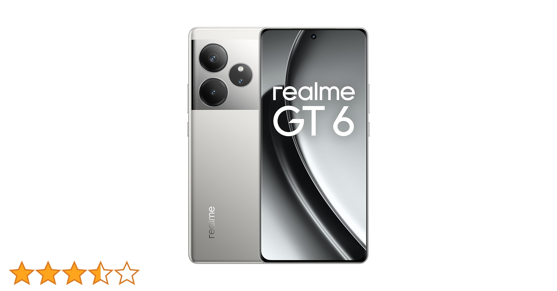 Realme GT6 16GB+512GB Silver グローバルVer realme GT6 Dual SIM Fluid Silver 16GB RAM 512GB ROM 5G Mobile