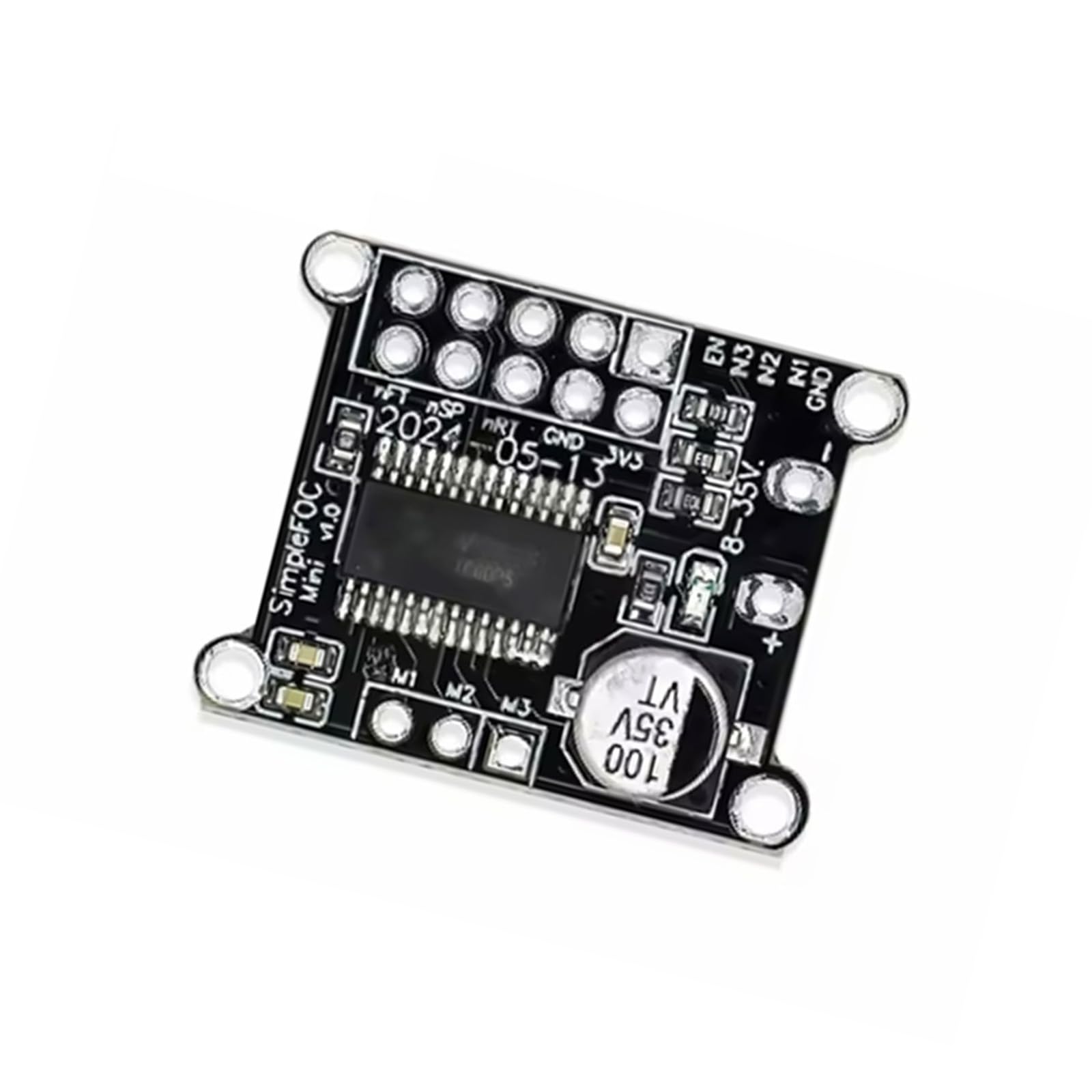 DRV8313 BLDC Motor Controller, FOC SPWM SVPWM Control Module, for Robotics IoT and Industrial Automation Simple FOC Development Board