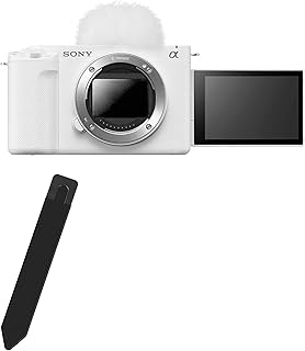 BoxWave Stylus Pouch Compatible with Sony Alpha ZV-E1 - Stylus PortaPouch, Stylus Holder Carrier Portable Self-Adhesive for Sony Alpha ZV-E1 - Jet Black