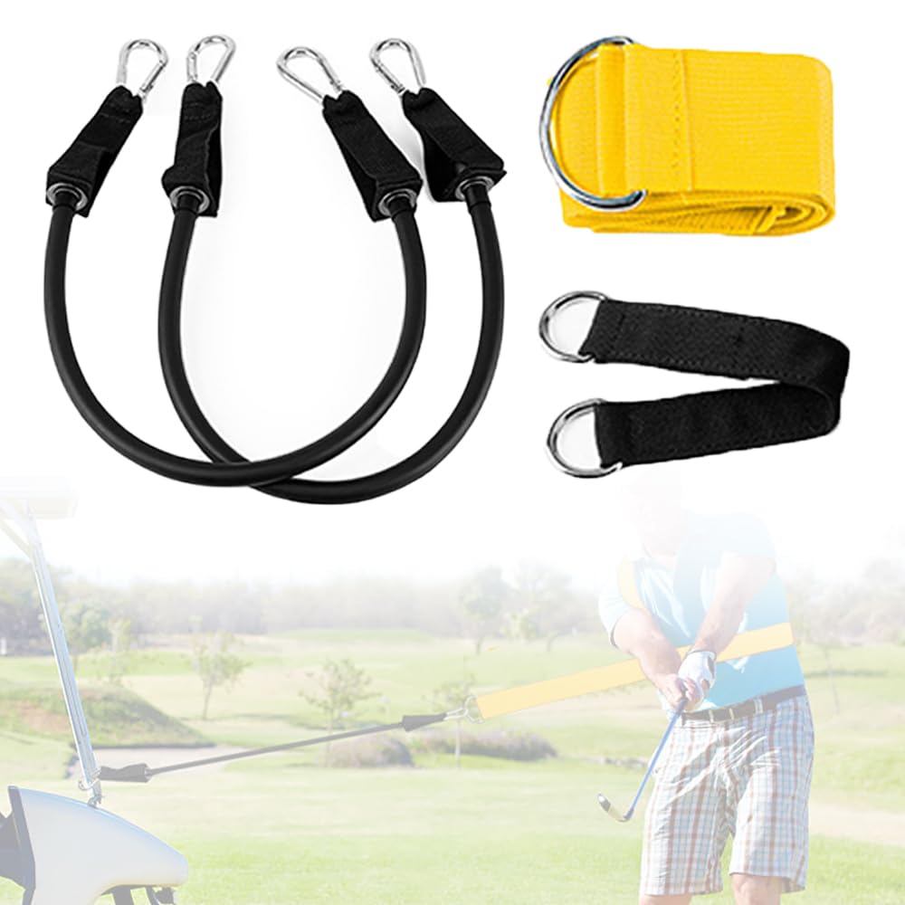 asdmm Golf Swing Twist Training Aid Belt - Posture Correction Warm up Exercise Tool for Beginners Women Men