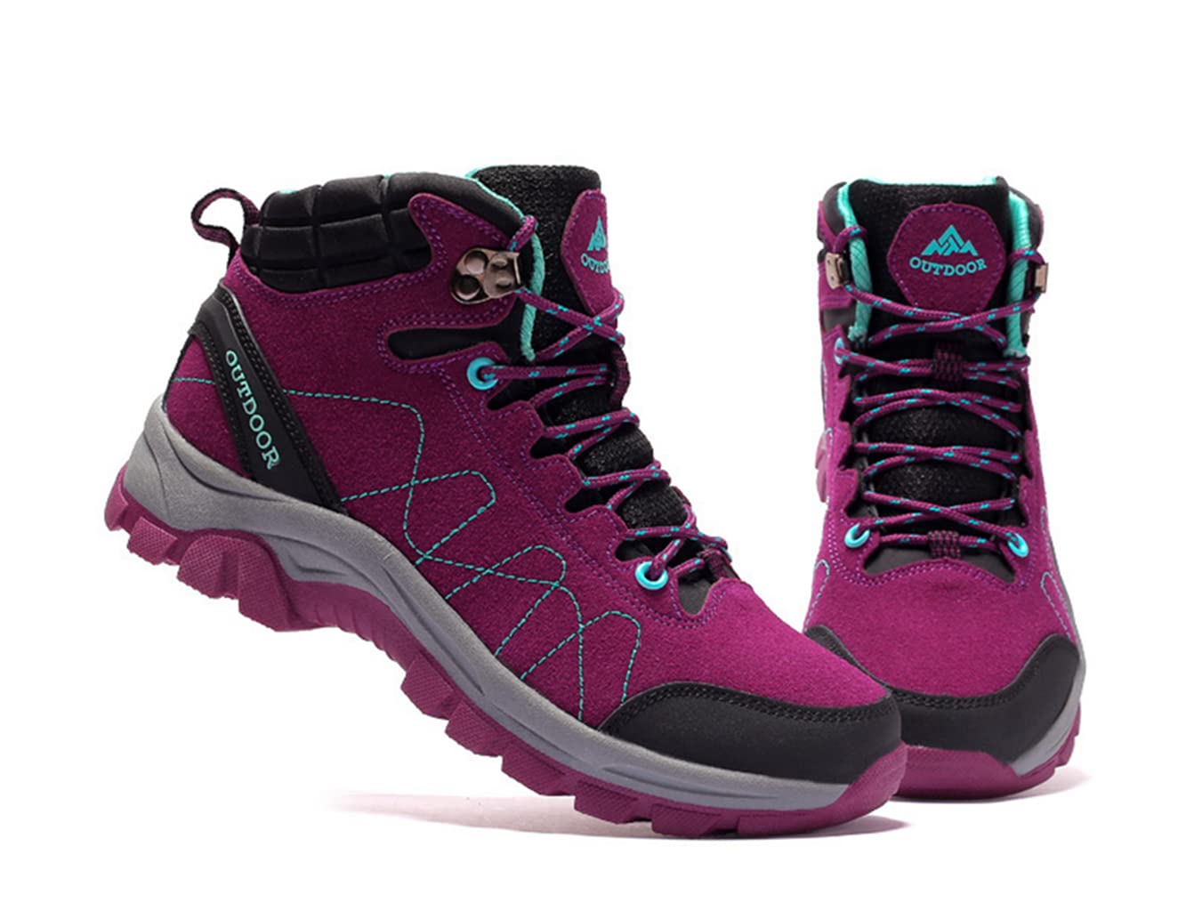 Zapatos De Senderismo para Mujer Botines Impermeables Antideslizantes Al Aire Libre Zapatillas Ligeras De Trekking
