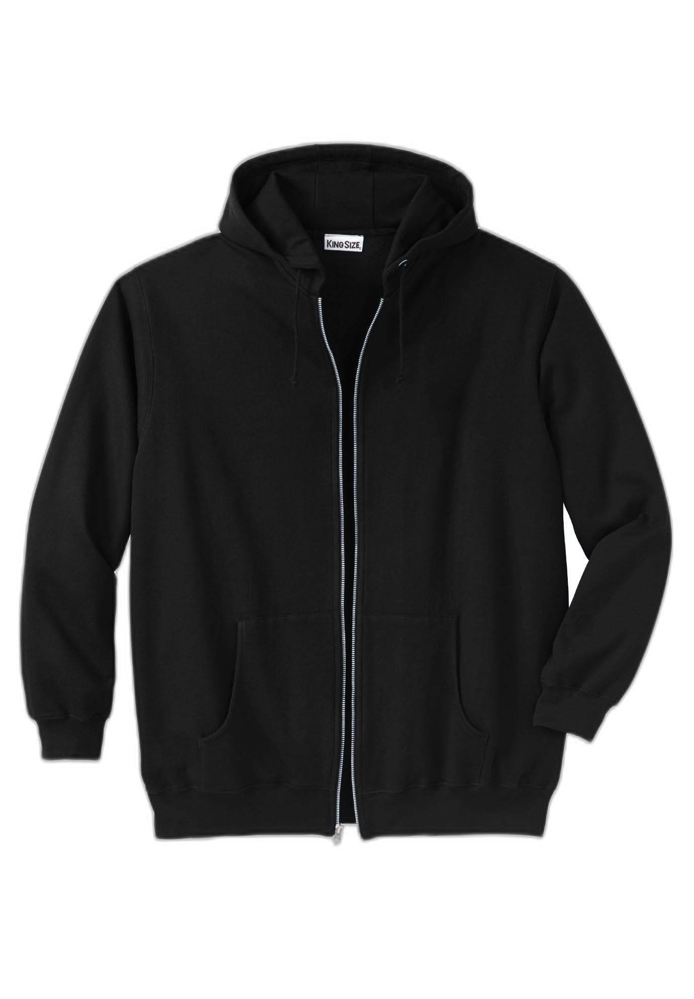 KingSize Mens Big & Tall Fleece Zip-front Hoodie Jacket product thumbnail 7