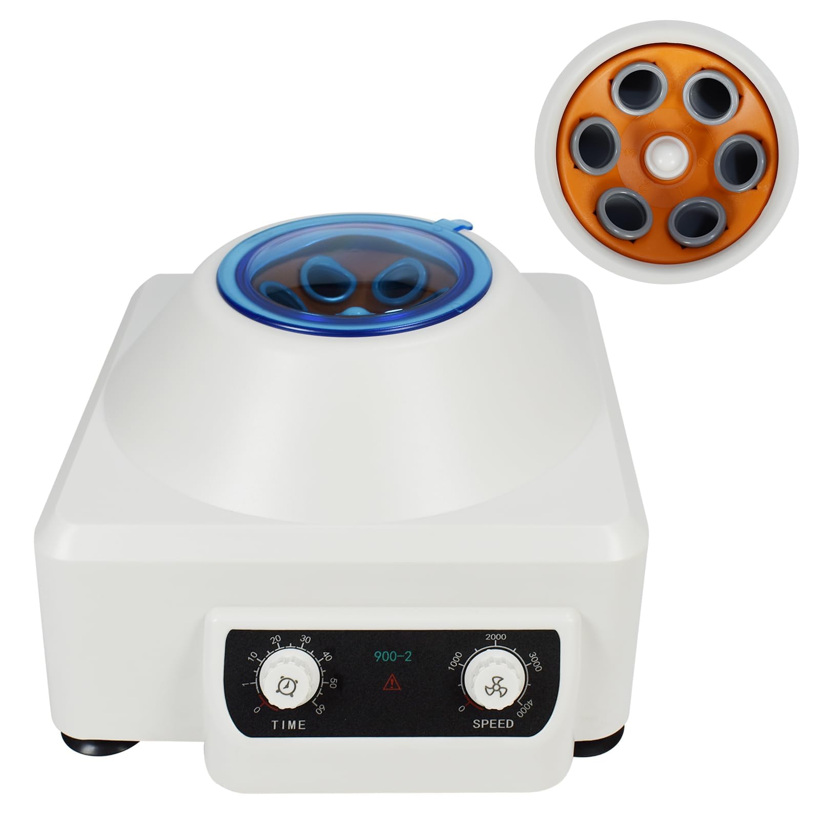 Zentrifugenmaschine, 6 × 10 ml, digital, elektrisch, 4000 U/min, 1685 × g, mit einstellbarer Geschwindigkeit und Timer, geräuscharmer PRP-Serumabscheider für Laborforschung
