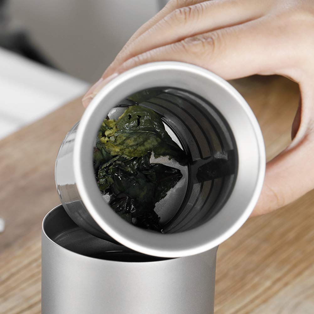 Lixada Infusor de té de malla de titanio para tetera, taza de té