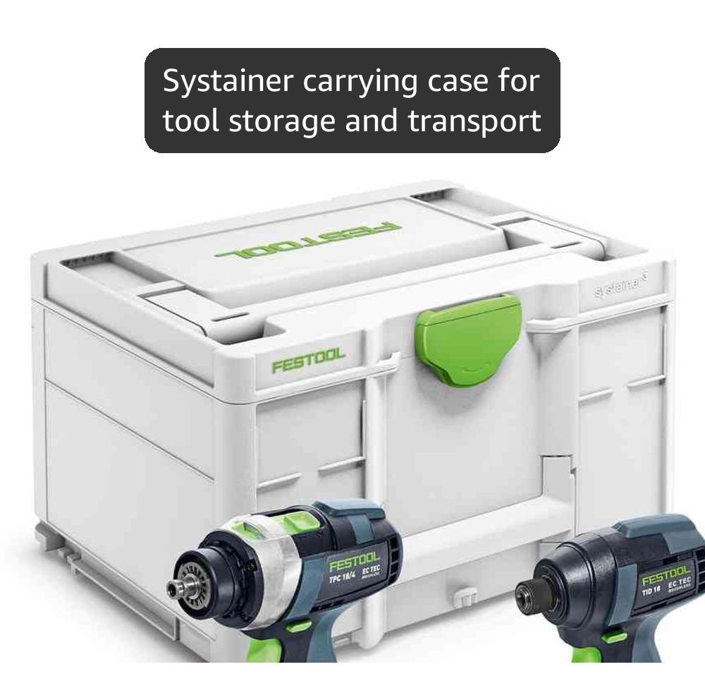 Amazon.com: Festool 577616 Impact Driver and Drill set TID 18 HPC