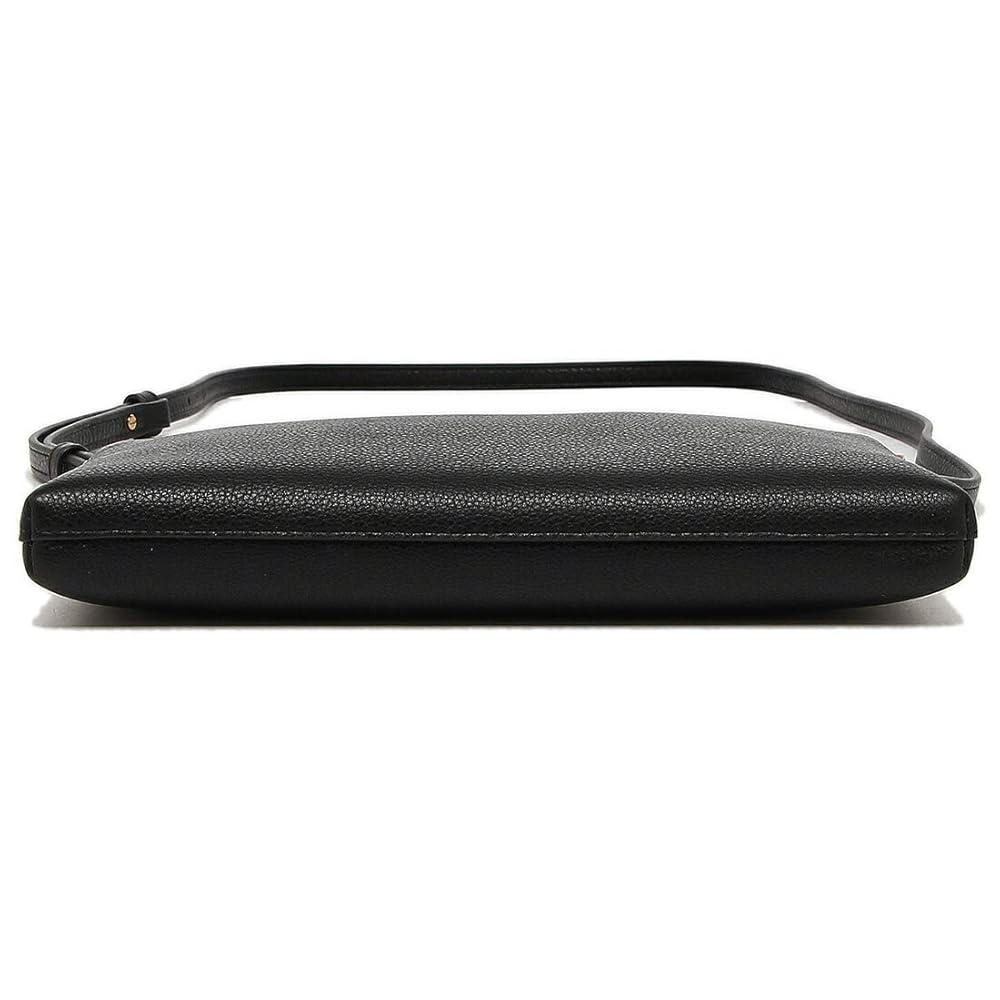 【美品 ショッパー付】トリーバーチ ミニショルダーバッグ レザー ブラック 黒 トリーバーチ スマホショルダー TORY BURCH バッグ レザー ミニ