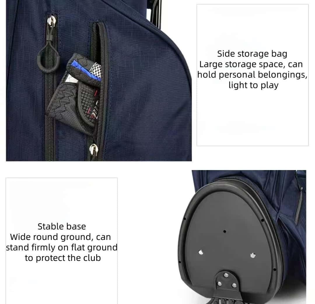 Golftaschen, leichte Oxford-Faser-Reisetasche für Schläger, Golf-Reisetasche mit Reißverschluss für Männer und Frauen, langlebiges Design für Driving Range und Flüge