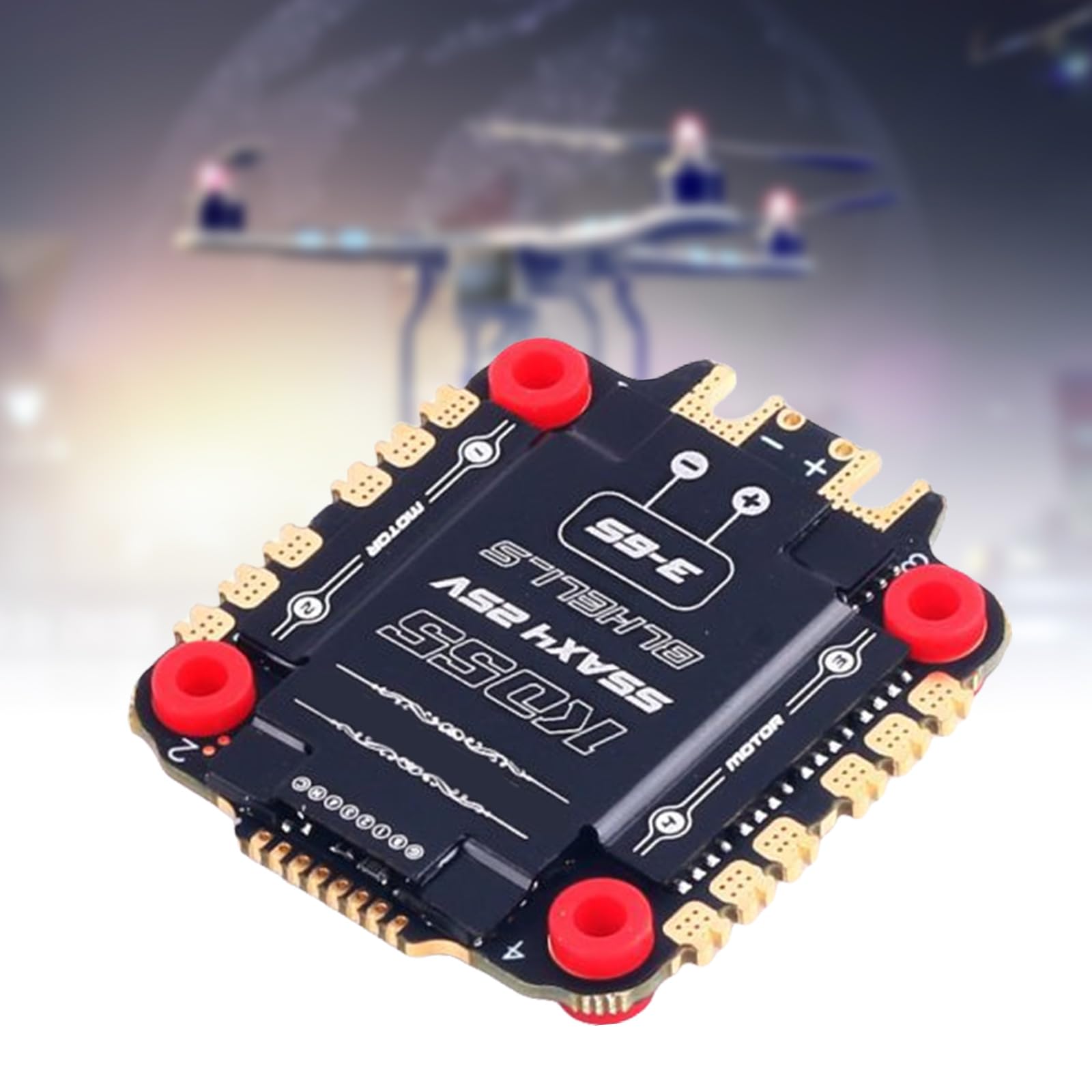 KO55A 3-6S BLHeli_S Dshot600 4-in-1 Regolatore di Regolazione Elettrico Per Migliora La Stabilità Gestione Potenza Regolatore di Velocità