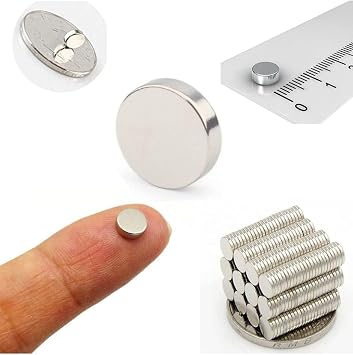 hdg 100 Adet Çap 6mm X Kalınlık 1mm Yuvarlak Süper Güçlü Neodyum Mıknatıs