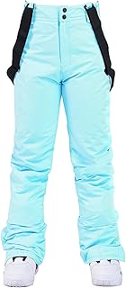 Overol de mujer aislado con tirantes de color sólido pantalones térmicos para hombres