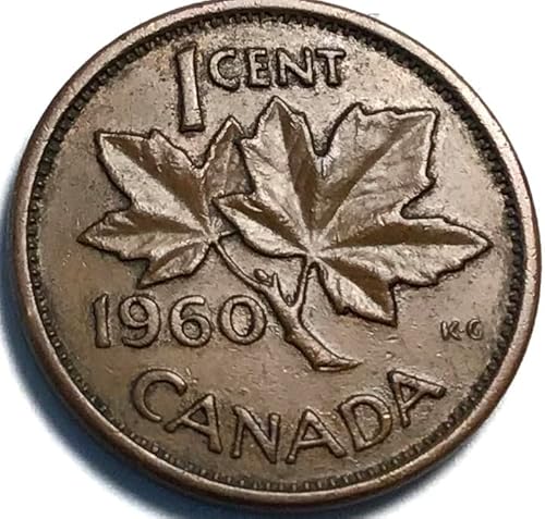 1960 CA Canada Cent KM49 Penny Extremely Fine