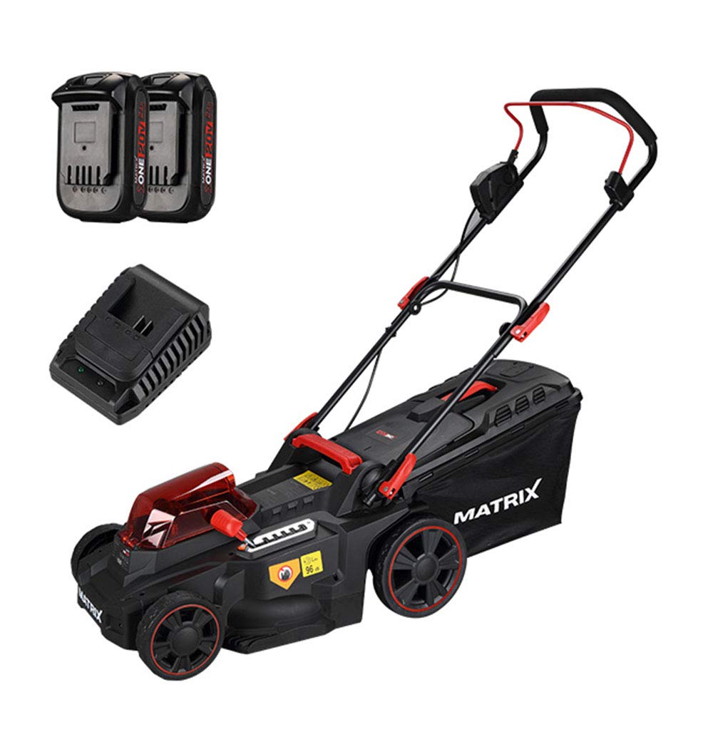Buy CYGG Lithium-Ion Cordless Lawn Mower,Wheeled Grass Trimmer ...
