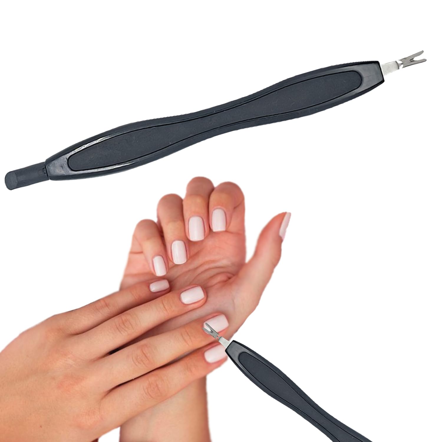 TEMPERIA (1pc) Nail Cuticle Cutter and Pusher - Cuticle Nipper for Pedicure & Manicure - Dead Skin Remover fork, Nail Cleaner for Women & Men - Cuticle Nails Trimmer - Random Colour (E465)-image-9