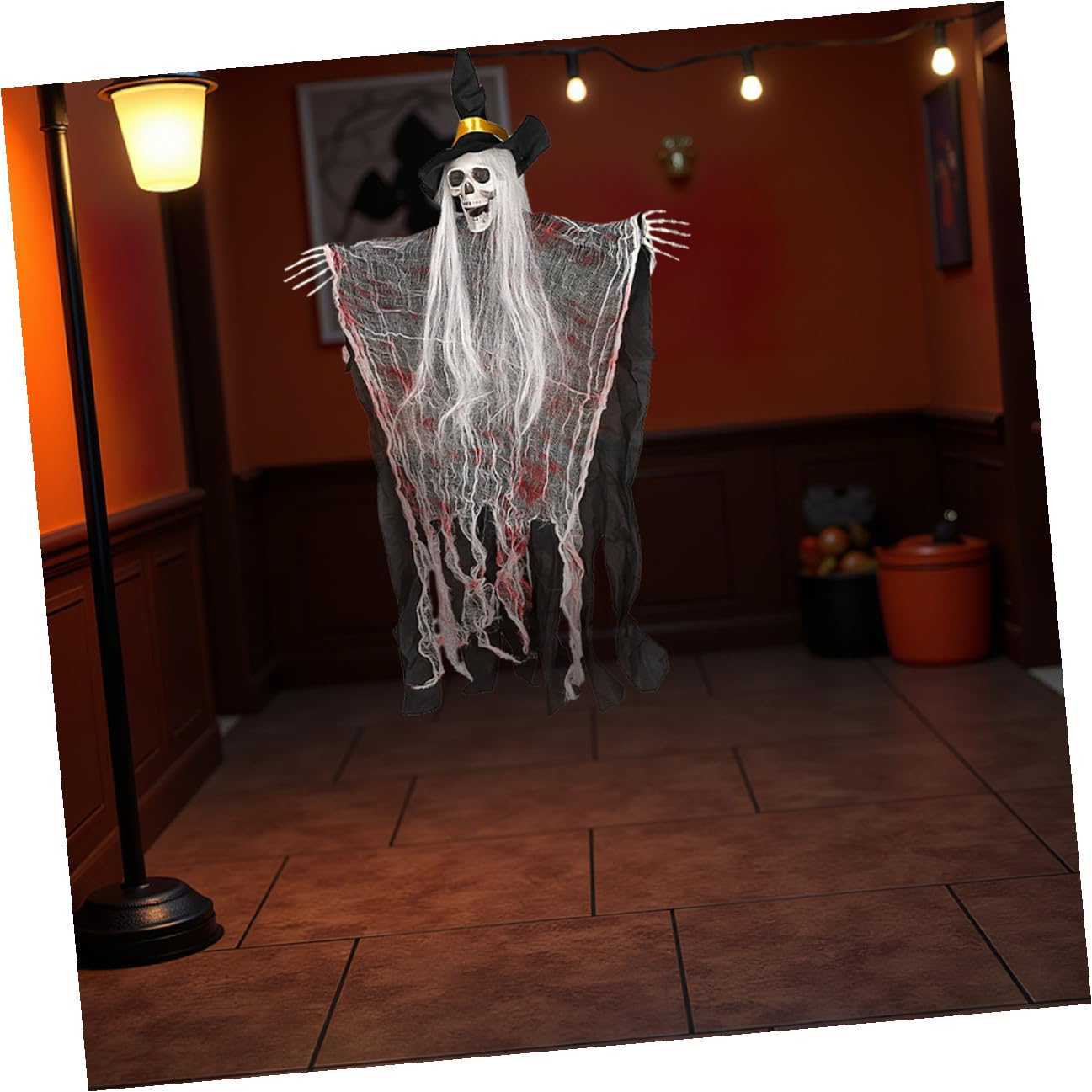 2pezzi Oggetti Di Scena Per Case Infestate Da Appendere Decorazioni Da Giardino Forma Di Scheletro Appendere Per Halloween Decorazioni Per Feste e Allestimenti Unici