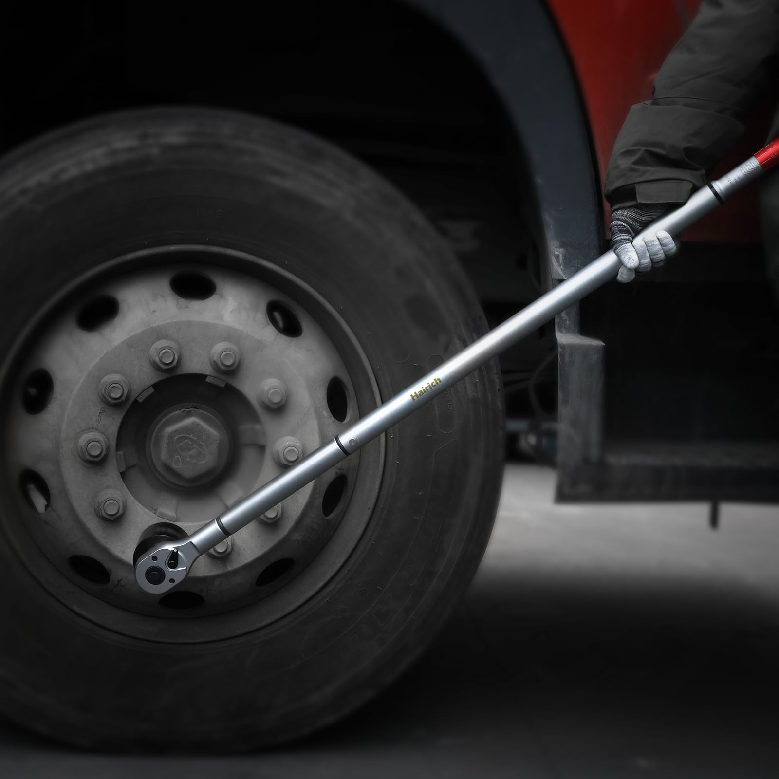 Hairich Chiave dinamometrica 3/4 pollici 200-800 N·m, precisione ±3%, testa a cricchetto a 48 denti, scatola di immagazzinaggio portatile, Torque Wrench per auto, camion e trattore