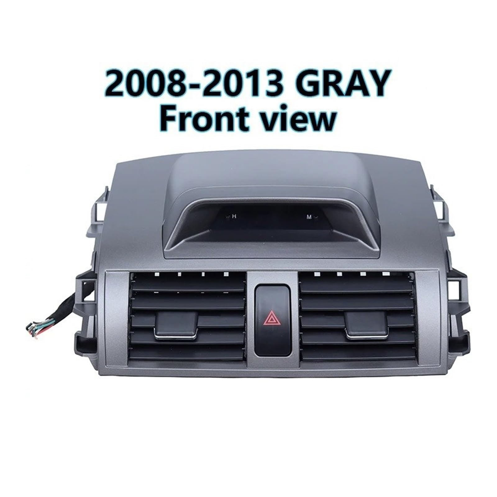 Griglia Ventilazione Centrale Cruscotto Anteriore Griglia Uscita Aria Condizionata Pieghevole Per TOYOTA Per COROLLA 2008-2013 Bocchette Ventilazione Aria Condizionata(Front view)