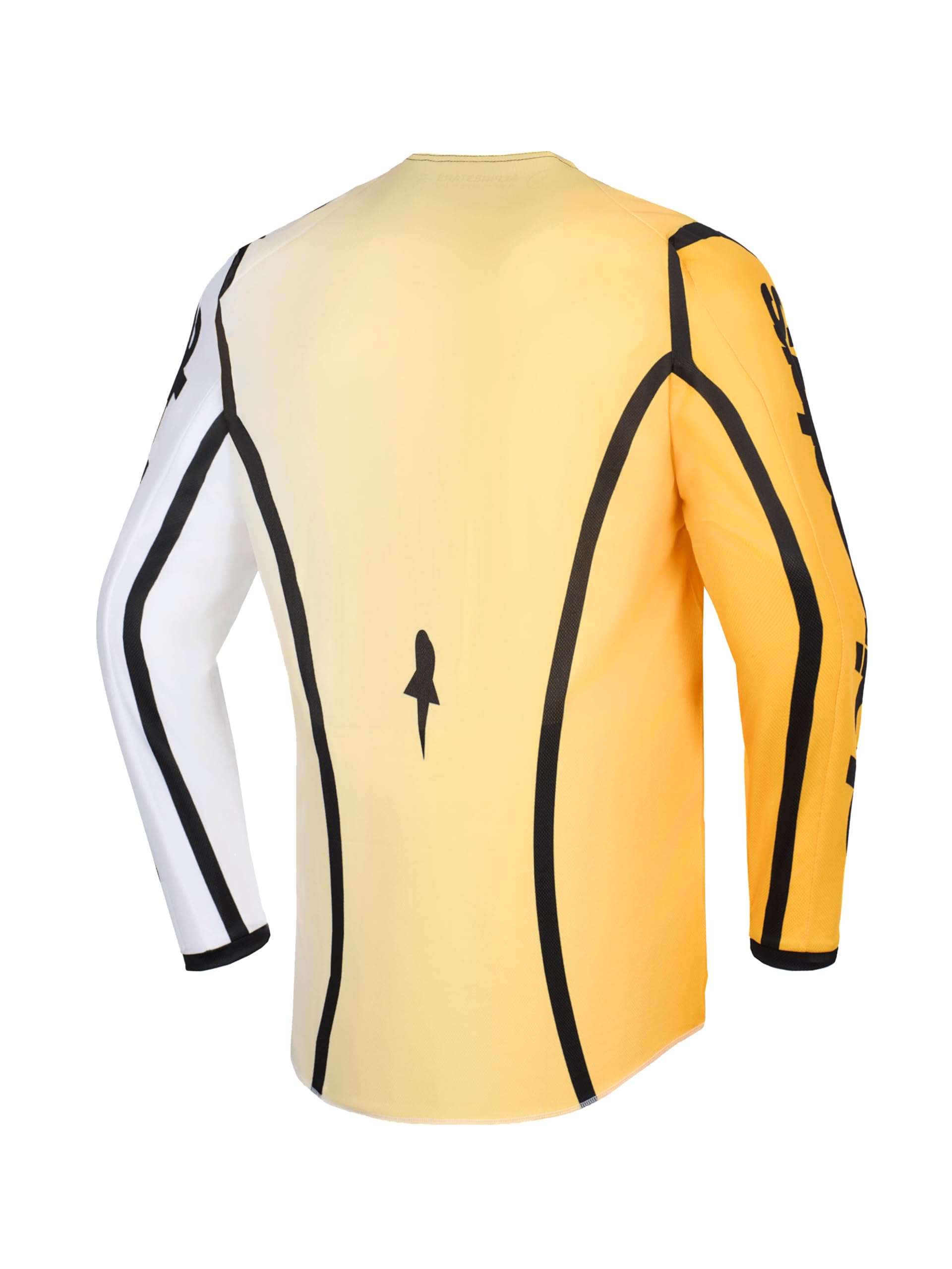 Alpinestars Fluid Apex Maglia da motocross, giallo/nero, L