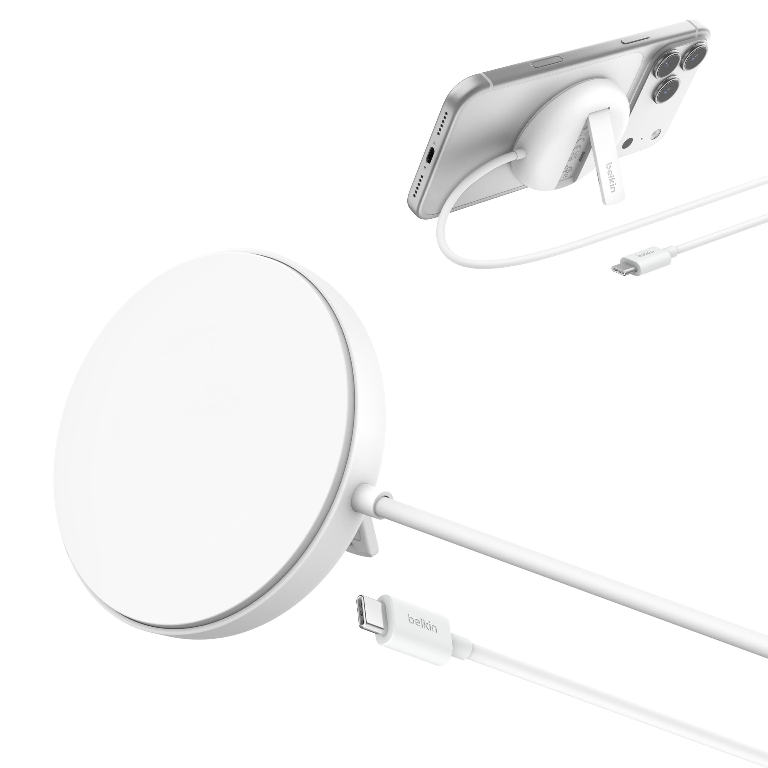 Amazon.co.jp: Belkin MagSafe充電器 Qi2 15W ワイヤレス充電器 iPhone