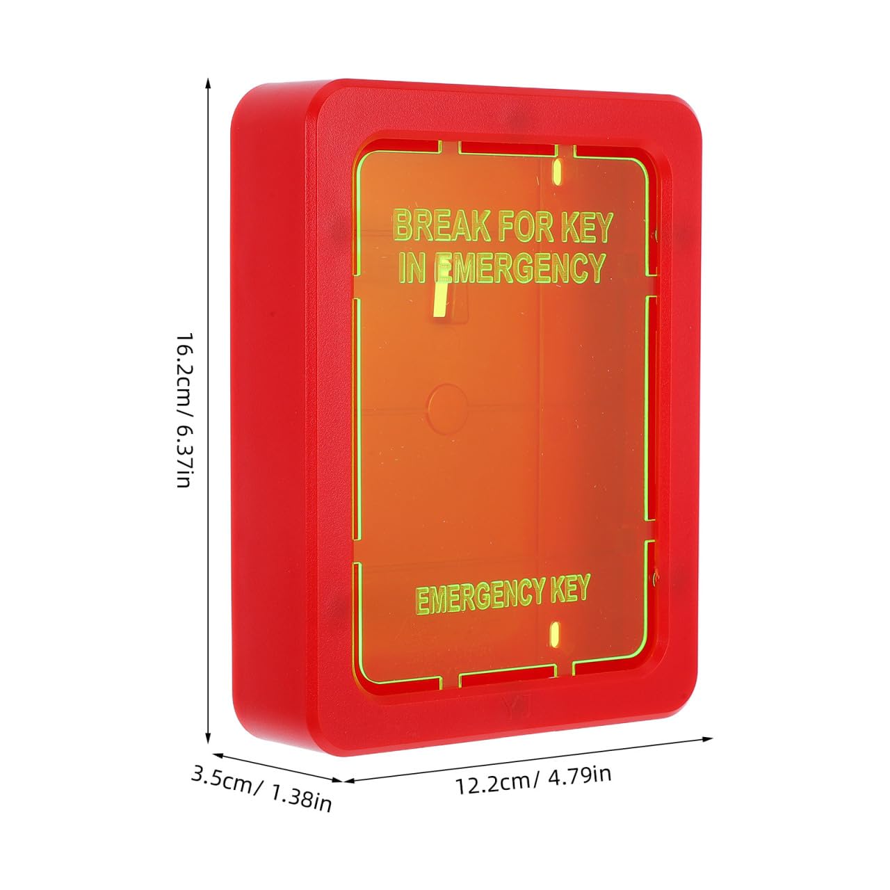HOMSFOU Caja De Llaves De Emergencia Montada En La Pared Con Cerradura Organizador Multifuncional Para Hogar Y Oficina Armario Seguro Para Almacenamiento De Llaves Y Tarjetas 6.37X4.80X1.37In