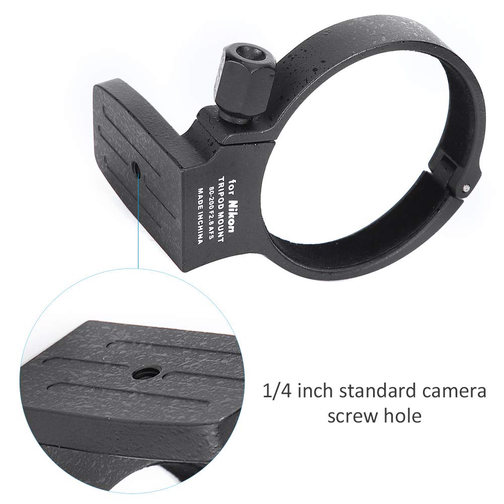 Yctze Anillo de Montaje de Lente, Repuesto de Metal para Lentes para 80‑200mm f2.8D ED/SP 70‑300mm f/4‑5.6 VC USD