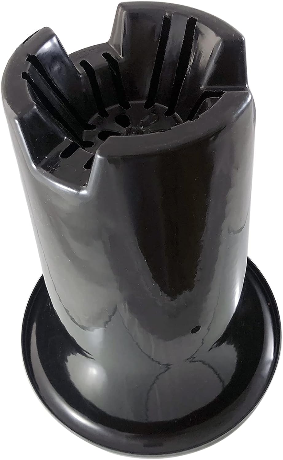 12 PCS BTDP Elegant Flowerpot 6.6x8.85 Black Plastic The deepth Round Planting Pot Strong Planting Function and Good Decoration Effect…, volume 1-2 trade-gallon