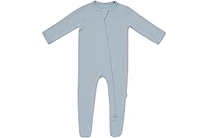 Kyte BABY Zipper Footie in Fog