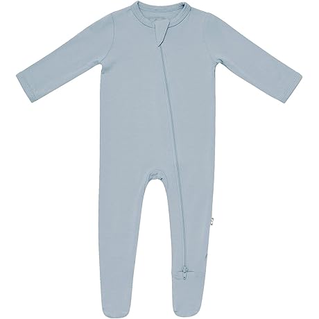 Kyte BABY Zipper Footie in Fog