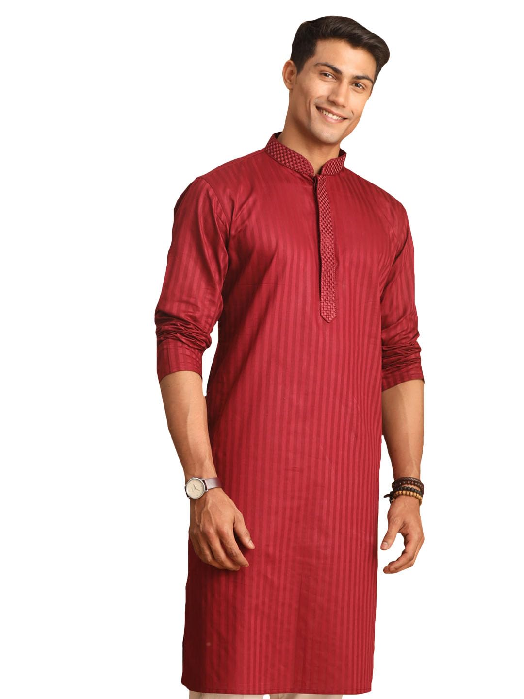 VASTRAMAY Men’s Cotton Blend Straight Fit Casual Kurta || Embroidered Placket Cotton Kurta || Elegant for Holi & EID Celebration VASTRAMAY Men’s Cotton Blend Straight Fit Casual Kurta || Embroidered Placket Cotton Kurta || Elegant for Holi & EID Celebration