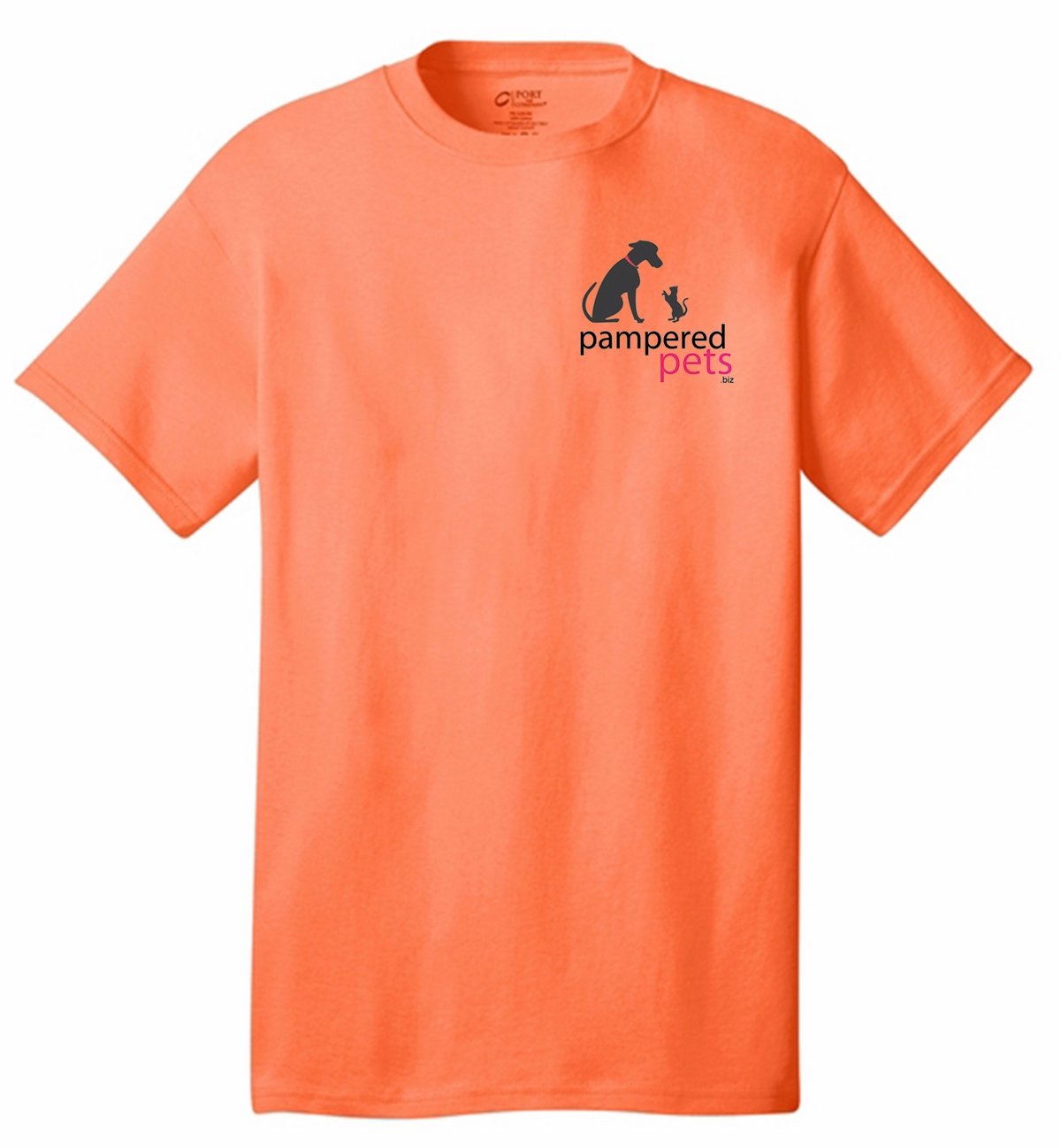 Pampered PetsPampered Pets"Me and My Shadow T-Shirt, Medium, Neon Orange