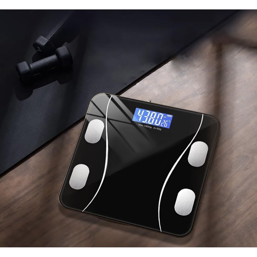 Bilancia pesapersone App 180 kg Bluetooth Elettronica BT Intelligent con display LED 22525