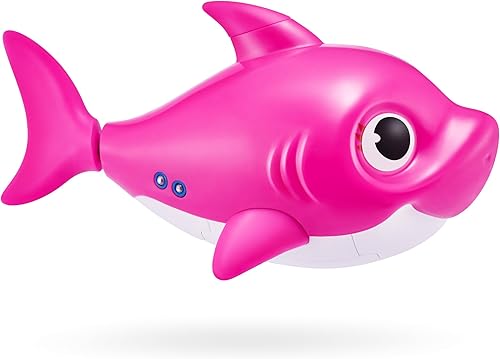 Miniatura 10 de Robo Alive Junior Baby Shark - Aletas de silicona para cantar y nadar Baby Shark (amarillo) por ZURU