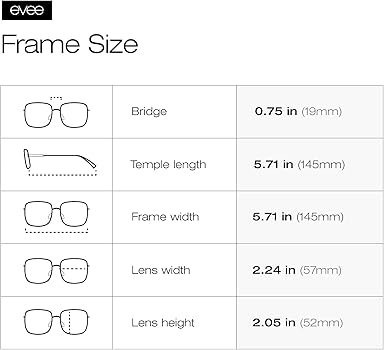 Eve Culture 12T Mサイズ Amazon.com: EVEE Square Oversized Anti-Blue Light Glasses For