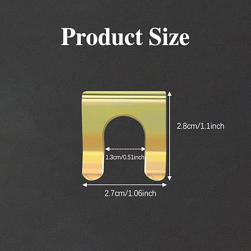 Miniatura 2 de 15 clips de línea de freno, retenedor de línea de freno de metal, clip de retención de manguera de freno, clips de manguera de freno en forma de U,