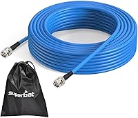 Vista 13 de Superbat Cable SDI BNC 3G/6G/12G (Belden 1694A), 10FT/15FT/30FT/50FT/100FT/200FT, soporta HD-SDI/3G-SDI/4K/8K, cable de video SDI de precisión