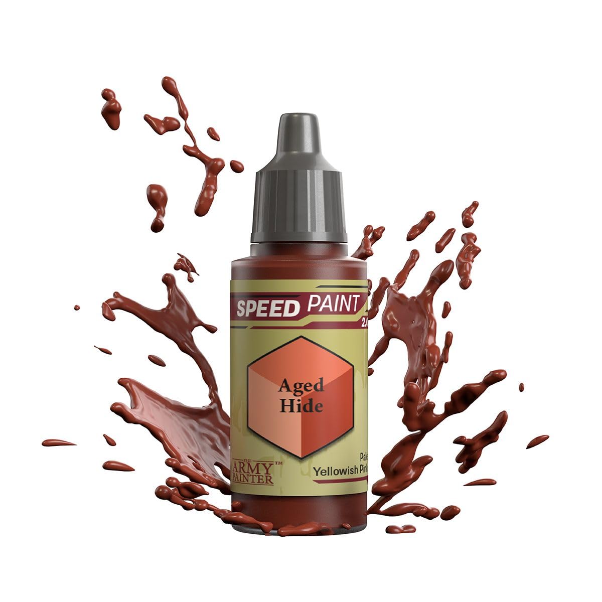 The Army Painter Speedpaint 2.0 Aged Hide, Single Acrylic Non Toxic Paint, One-coat Contrast Painting Soloution for Fantasy Tabletop Miniatures, 18ml