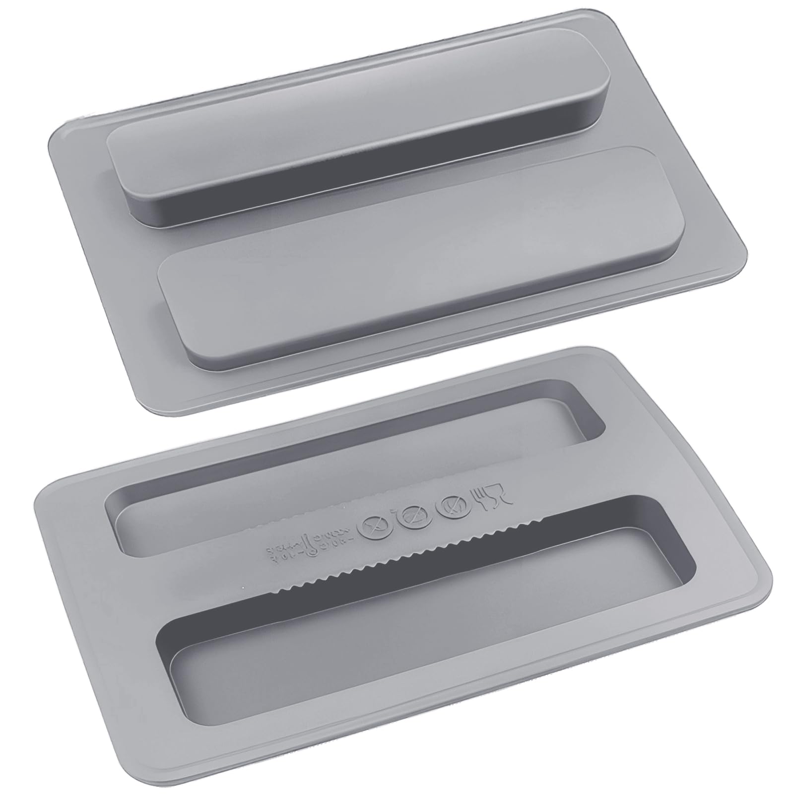 Pacote com 2 capas de torradeira 2 fatias de silicone para torradeiras, tampas para
