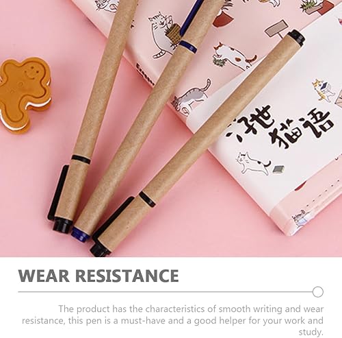 Miniatura 4 de 10 Uds. bolígrafos de escritura de oficina de papel vitela bolígrafos neutros favores de fiesta bolígrafos de tinta de gel bolígrafos de letrero de