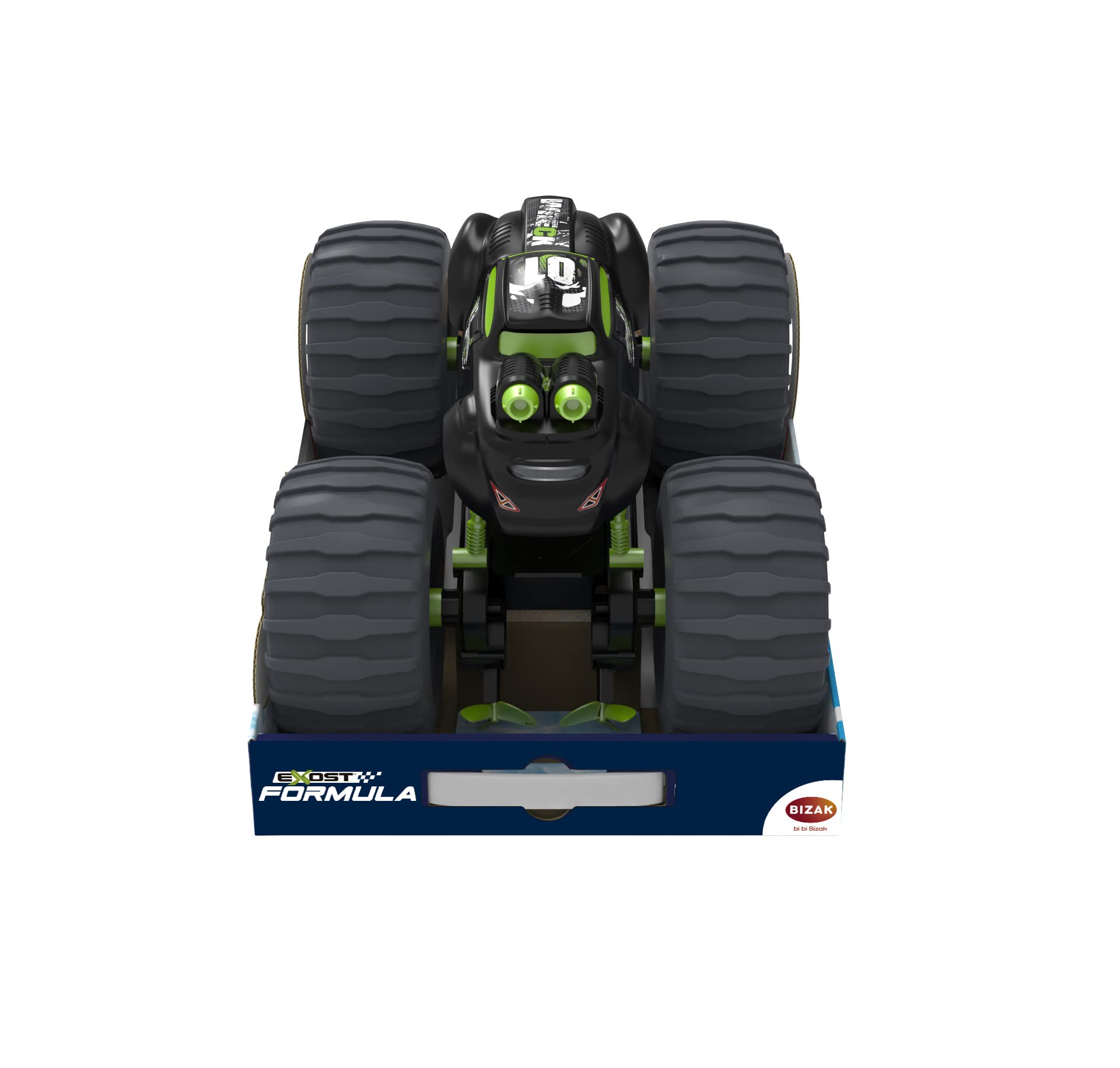 Bizak Exost Aquatic Storm Vehículo Todoterreno para Tierra y Agua, con protección Impermeable y neumáticos de Gran adherencia Que Permite su flotabilidad, a Partir de 5 años (62000285)