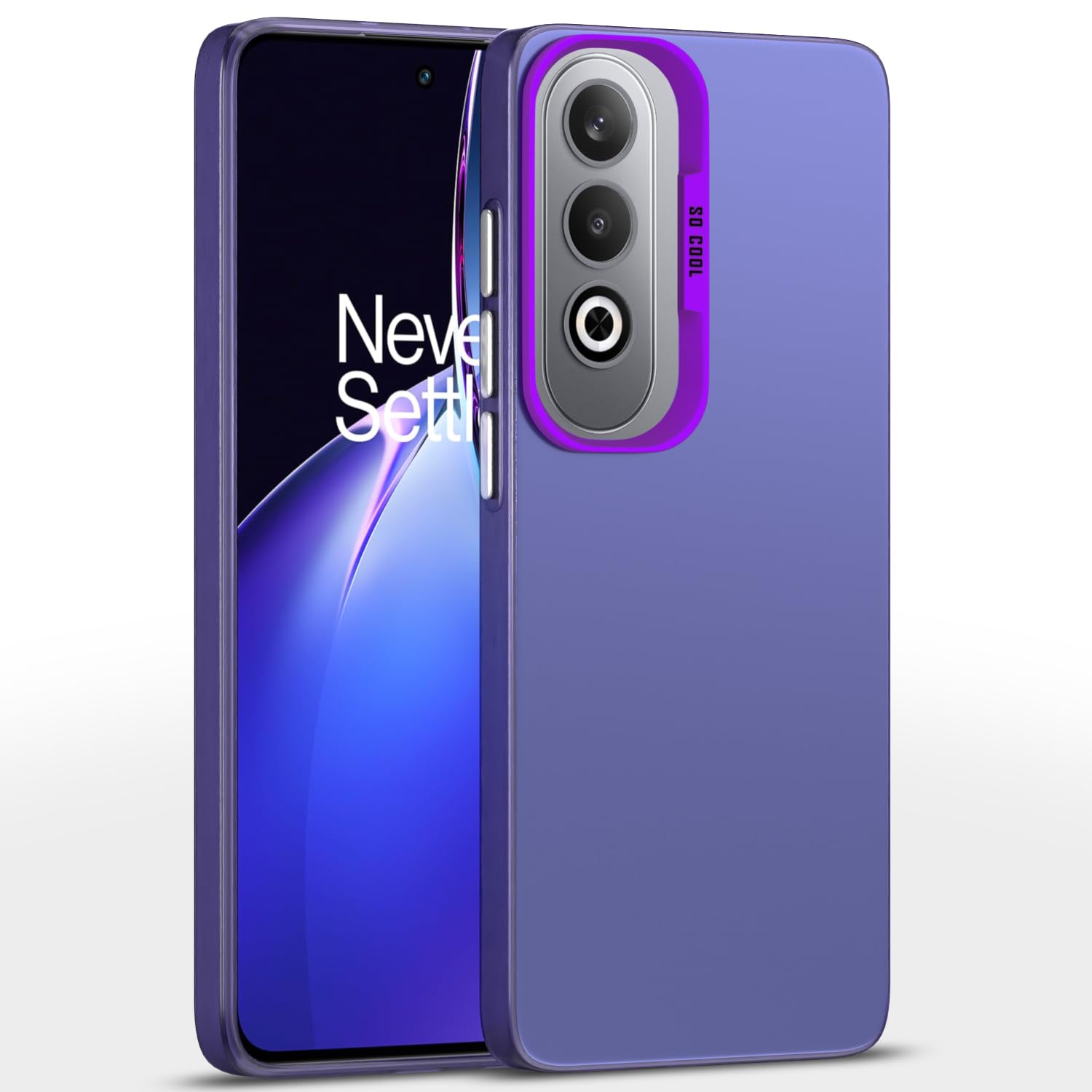 Pikkme Back Cover So Cool Anti-Fingerprint Matte Finish and Shockproof Hard Protection Bumper Case for OnePlus Nord CE 4 5G (Purple) (B0D8L8GWF4) Amazon Price History, Amazon Price Tracker