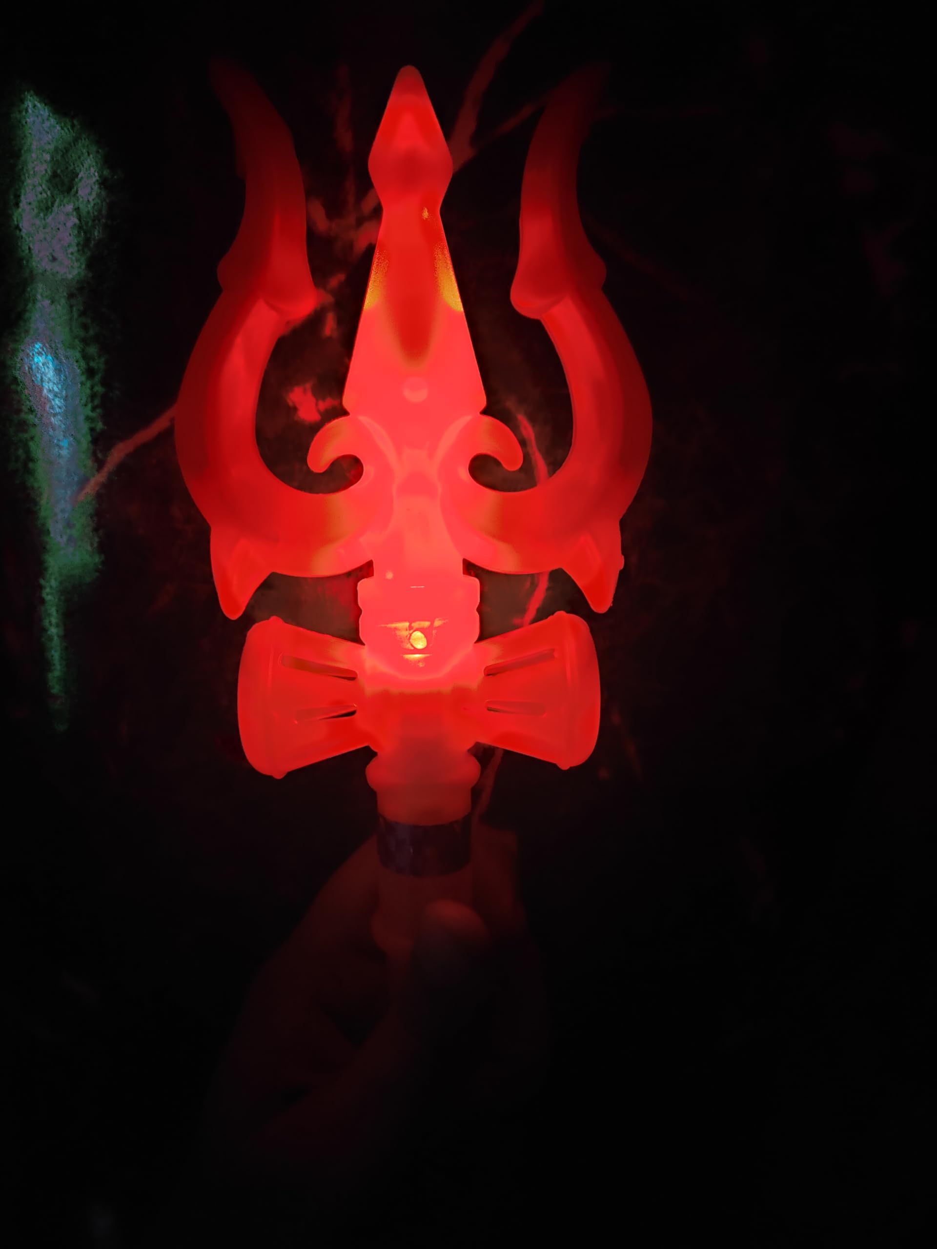 TOYSFAST Trishul Toy for Kids (1 PCS, Multicolor, Plastic, No Batteries Required, 200g, 10x10x5cm, Dussehra & Diwali Celebration) - Image 3 thumbnail