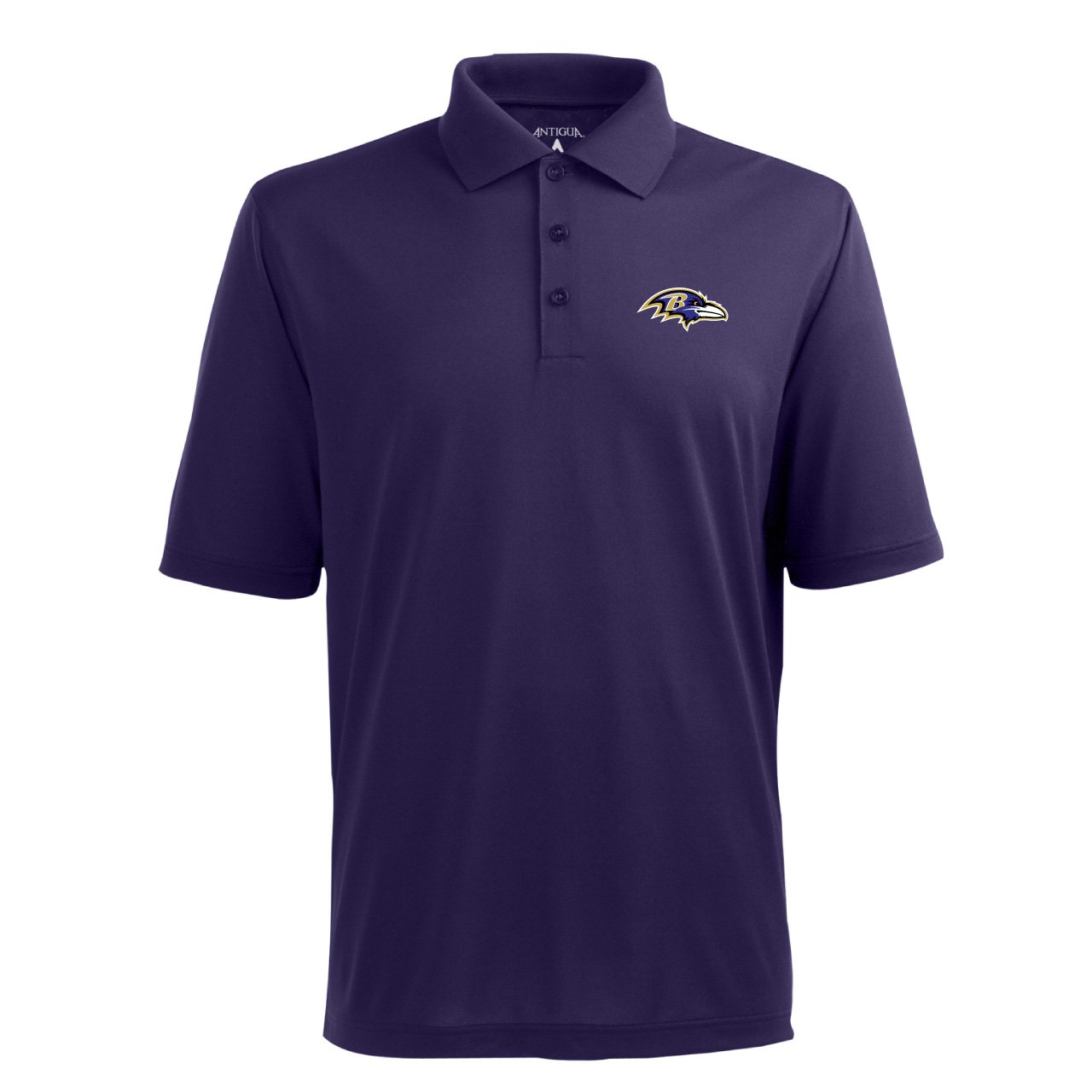NFL Men's Baltimore Ravens Pique Xtra Lite Desert Dry Polo Shirt